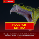 INOVAÇÃO BRASILEIRA AUMENTA EFICÁCIA DE SOROS CONTRA PICADAS DE ANIMAIS PEÇONHENTOS